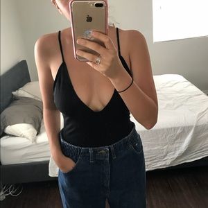 SEXY black backless Nasty Gal top.